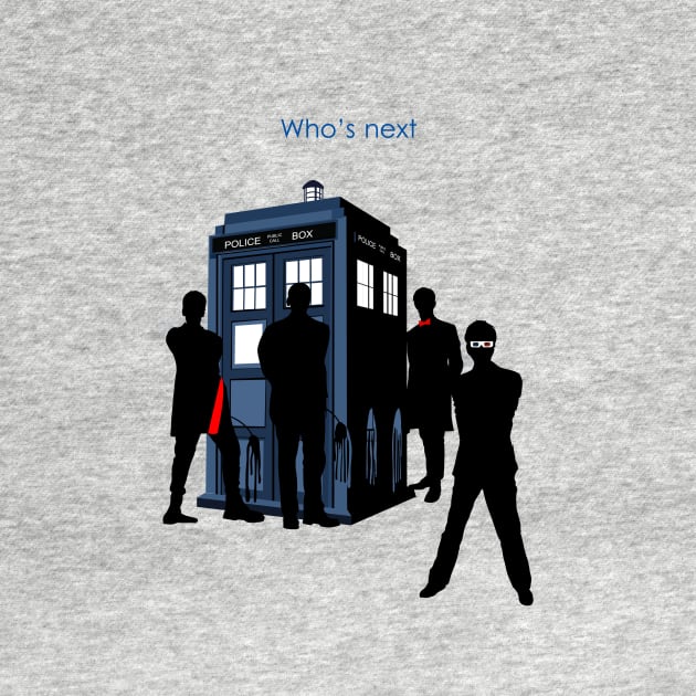 WHO'S NEXT by KARMADESIGNER T-SHIRT SHOP